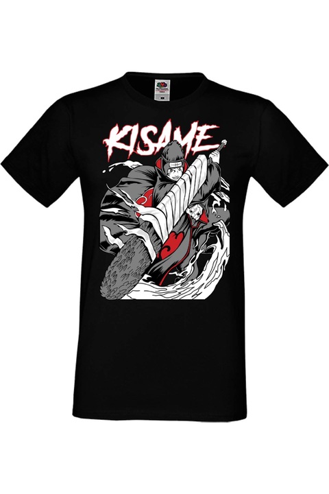 Férfi póló Anime Manga Japan Animation Comics Naruto Shippuuden Kisame Naruto Kisame Japan Animation Comics J, Fekete