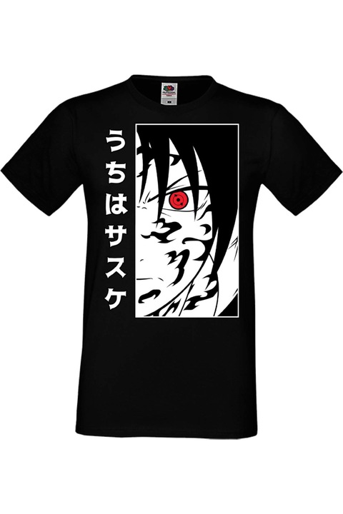 Férfi póló Anime Manga Japan Animation Comics Naruto Shippuuden Sasuke Uchiha Naruto Sasuke Uchiha 01 Japan Animation Comics J, Fekete