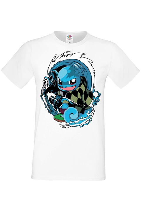 Férfi póló Anime Manga Japan Animation Comics Pokemon Squirtle Pokemon Squirtle Japan Animation Comics J, Fehér