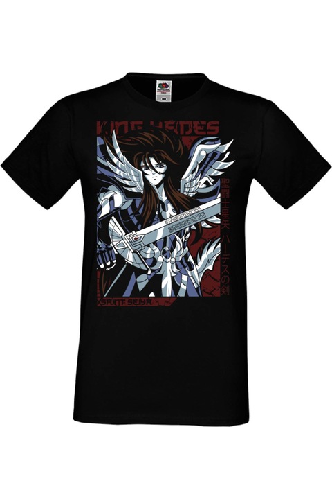 Férfi póló Anime Manga Japan Animation Comics Saint Seiya Hades Saint Seiya Hades Japan Animation Comics J, Fekete