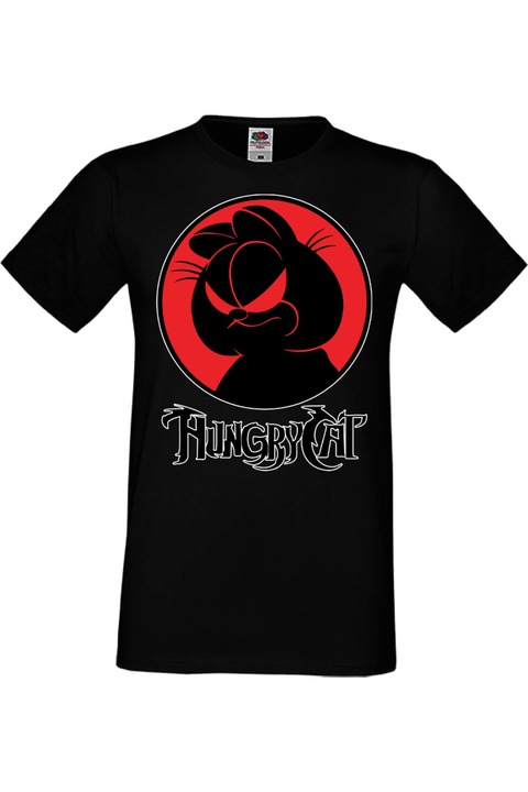 Férfi póló Manga Japan Anime Comics Tralala Manga Anime Japan Comics Animation ThunderCats Thunder Cats Garfield ThunderCats Garfield, Fekete