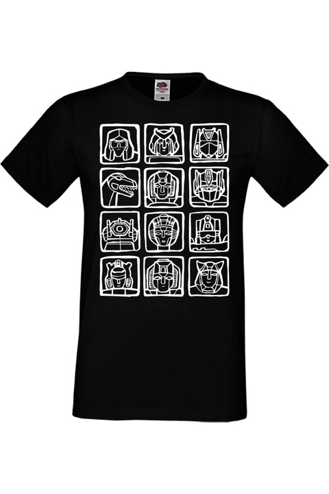 Férfi póló Manga Japan Anime Comics Tralala Manga Anime Japan Comics Animation Transfromers Optimus Prime Transformers, Fekete