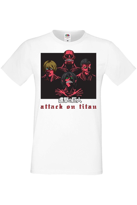 Férfi pól Manga Anime Japan Animation Attack on Titan Levi Ackerman Attack on Titan the titans, Fehér