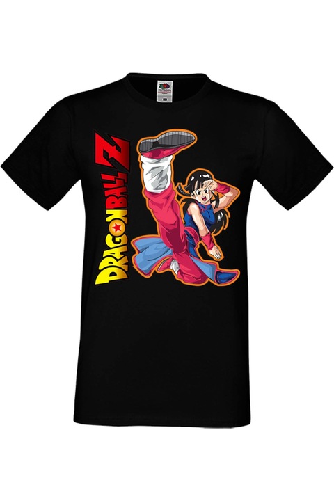 Férfi pól Manga Anime Japan Animation Dragon Ball Z Goku Roshi Krillin Vegeta Master Roshi Dragon Ball Z 02, Fekete