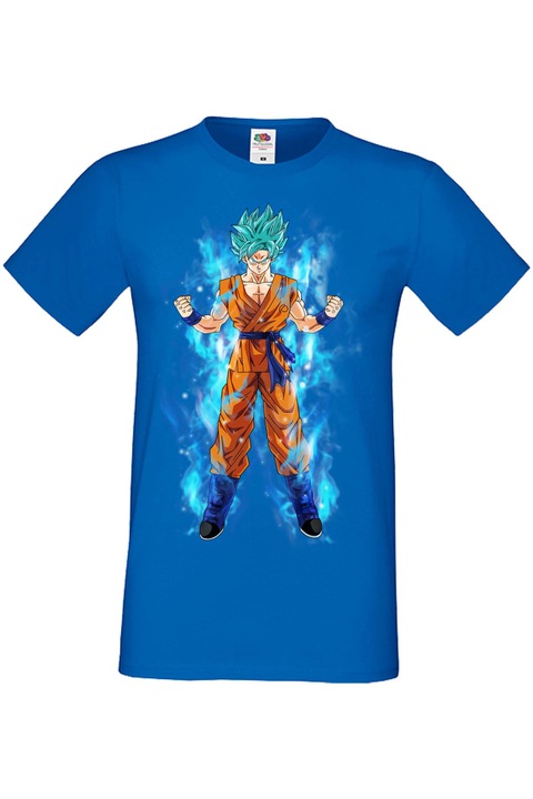 Tricou barbati Japan Anime Manga Comics Tralala Dragon Ball Z 05, Albastru, L