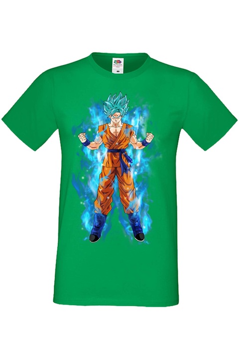 Tricou barbati Japan Anime Manga Comics Tralala Dragon Ball Z 05, Verde, S