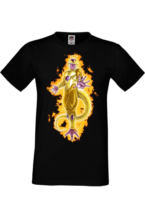 Férfi pól Manga Anime Japan Animation Dragon Ball Z Goku Roshi Krillin Vegeta Master Roshi Dragon Ball Z 08, Fekete