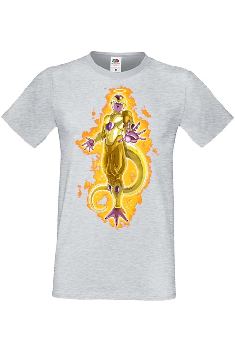 Férfi pól Manga Anime Japan Animation Dragon Ball Z Goku Roshi Krillin Vegeta Master Roshi Dragon Ball Z 08, Szürke