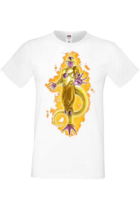 Férfi pól Manga Anime Japan Animation Dragon Ball Z Goku Roshi Krillin Vegeta Master Roshi Dragon Ball Z 08, Fehér