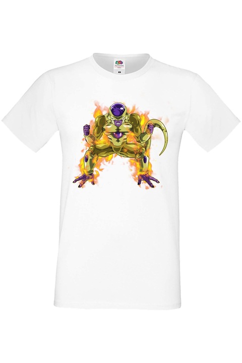 Férfi pól Manga Anime Japan Animation Dragon Ball Z Goku Roshi Krillin Vegeta Master Roshi Dragon Ball Z 09, Fehér