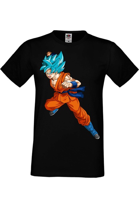 Férfi pól Manga Anime Japan Animation Dragon Ball Z Goku Roshi Krillin Vegeta Master Roshi Dragon Ball Z 11, Fekete
