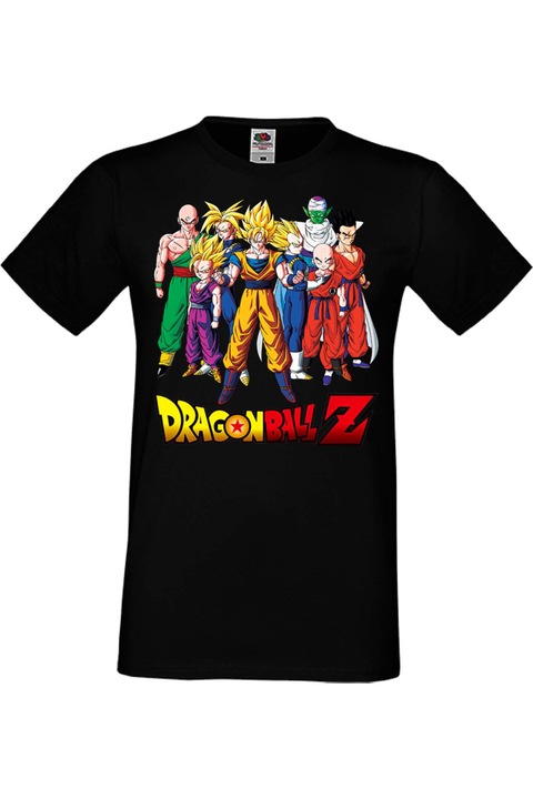 Férfi pól Manga Anime Japan Animation Dragon Ball Z Goku Roshi Krillin Vegeta Master Roshi Dragon Ball Z 12, Fekete