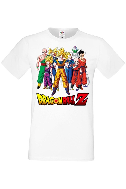 Férfi pól Manga Anime Japan Animation Dragon Ball Z Goku Roshi Krillin Vegeta Master Roshi Dragon Ball Z 12, Fehér
