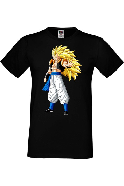 Férfi pól Manga Anime Japan Animation Dragon Ball Z Goku Roshi Krillin Vegeta Master Roshi Dragon Ball Z 13, Fekete