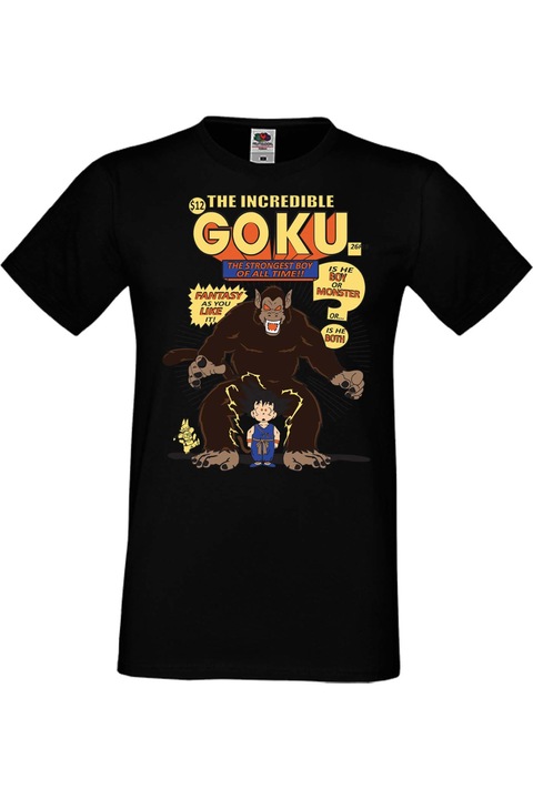 Férfi pól Manga Anime Japan Animation Dragon Ball Z Goku Roshi Krillin Vegeta Master Roshi Dragon Ball Z 16, Fekete