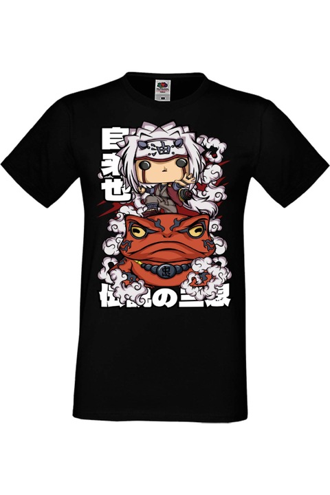 Férfi pól Manga Anime Japan Animation Naruto Uzumaki Jiraya Tsunade Orochimaru Kakashi Hatake Naruto Jiraya 01v, Fekete