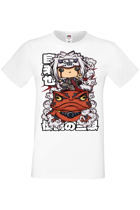 Férfi pól Manga Anime Japan Animation Naruto Uzumaki Jiraya Tsunade Orochimaru Kakashi Hatake Naruto Jiraya 01v, Fehér