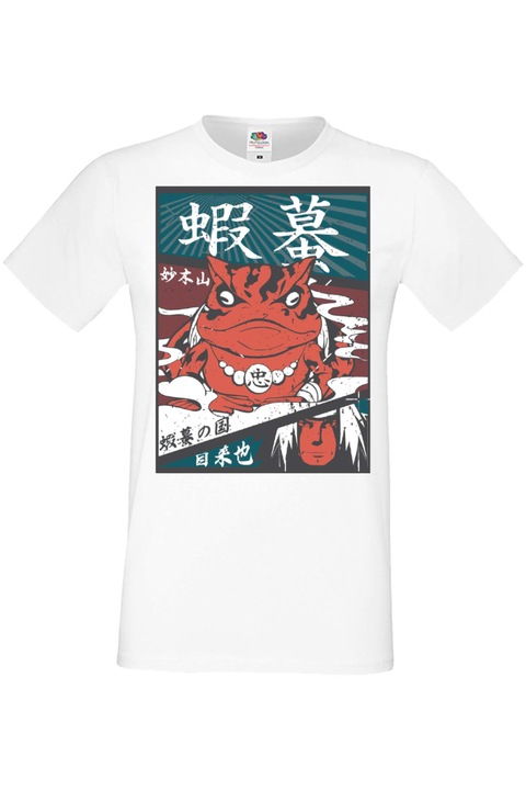 Férfi pól Manga Anime Japan Animation Naruto Uzumaki Jiraya Tsunade Orochimaru Kakashi Hatake Naruto Jiraya 03v, Fehér