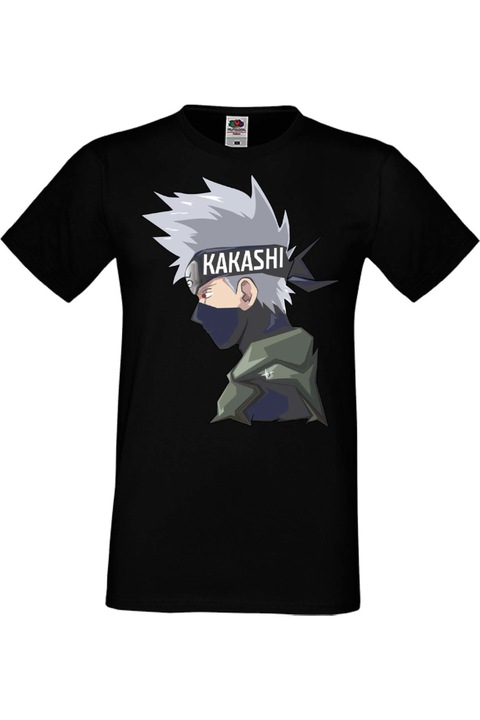 Férfi pól Manga Anime Japan Animation Naruto Uzumaki Jiraya Tsunade Orochimaru Kakashi Hatake Naruto Kakashi 02v, Fekete