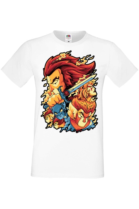 Férfi pól Manga Anime Japan Animation ThunderCats Thunder Cats ThunderCats 01v, Fehér