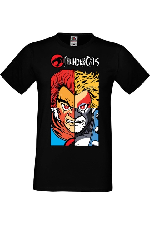Férfi pól Manga Anime Japan Animation ThunderCats Thunder Cats ThunderCats 02v, Fekete
