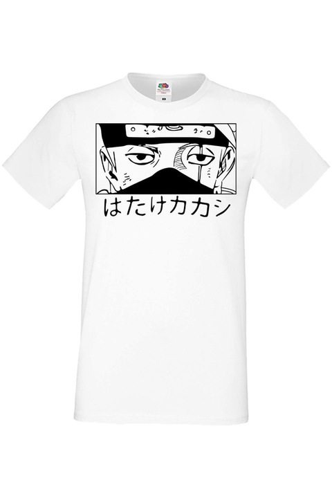 Férfi pól Manga Anime Japan Animation Naruto Uzumaki Jiraya Tsunade Orochimaru Kakashi Hatake Naruto Kakashi 03v, Fehér