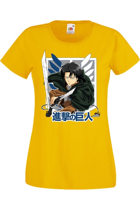 Дамска Тениска Manga Anime Tralala Anime Manga Японска анимация Attack on Titan Attack on Titan Levi Ackerman 02 Japan Animation