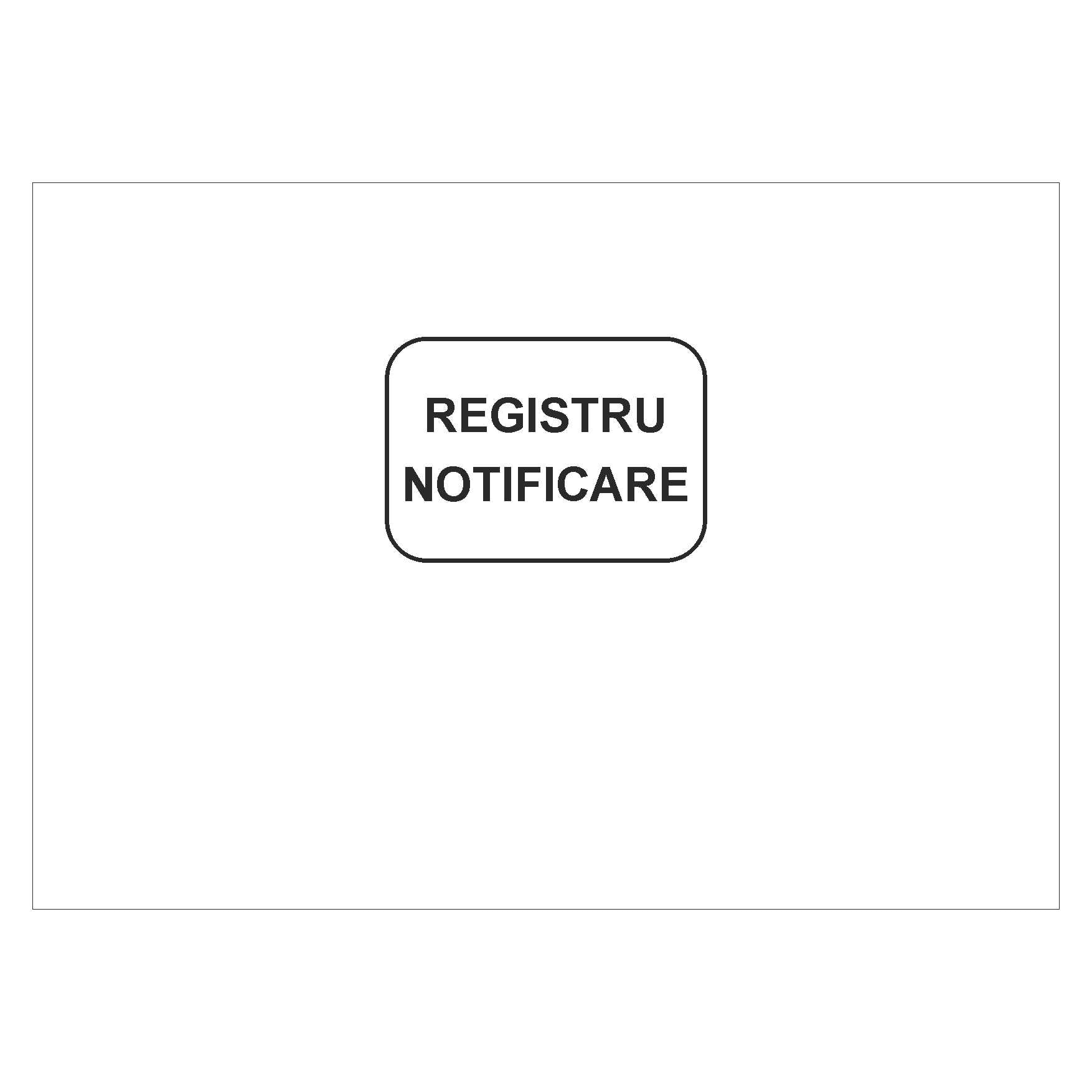 Registru notificare pentru proprietarii de animale, format A4, 100 file ...