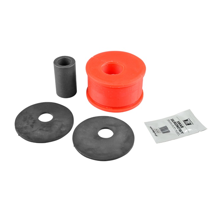 Első tengely persely Nissan Patrol III/IV/V/Safarihoz, Tedgum, poliuretán, szürke/piros