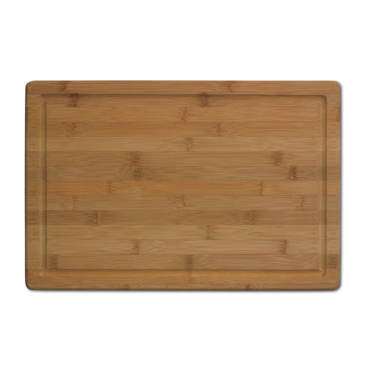 Placa de tocat Kela Katana, bambus, 45,5 x 30,5 cm, Inchis