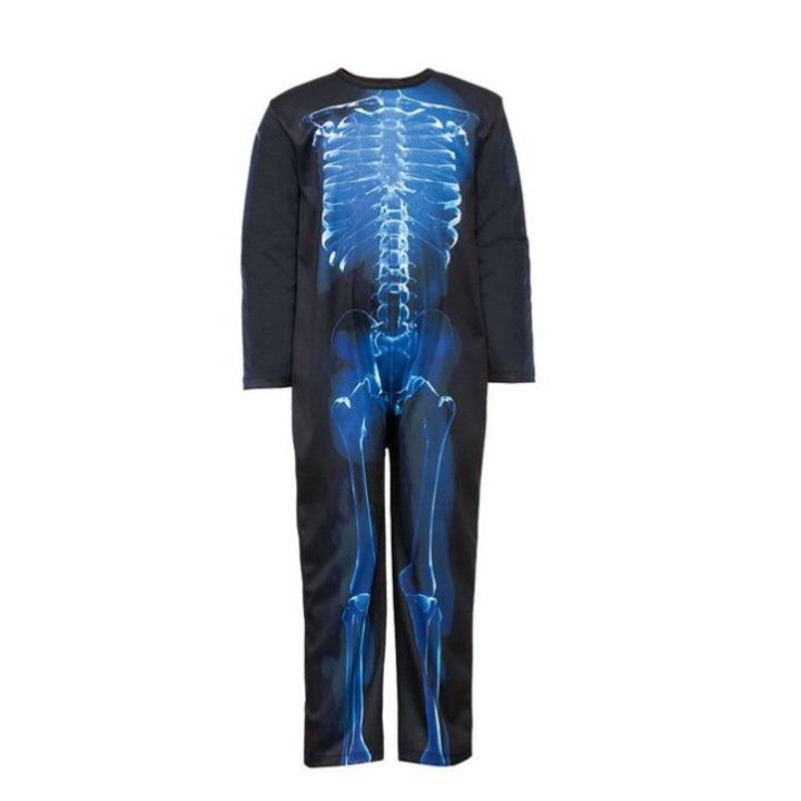 Costum de schelet pentru copii, halloween, 10 ani