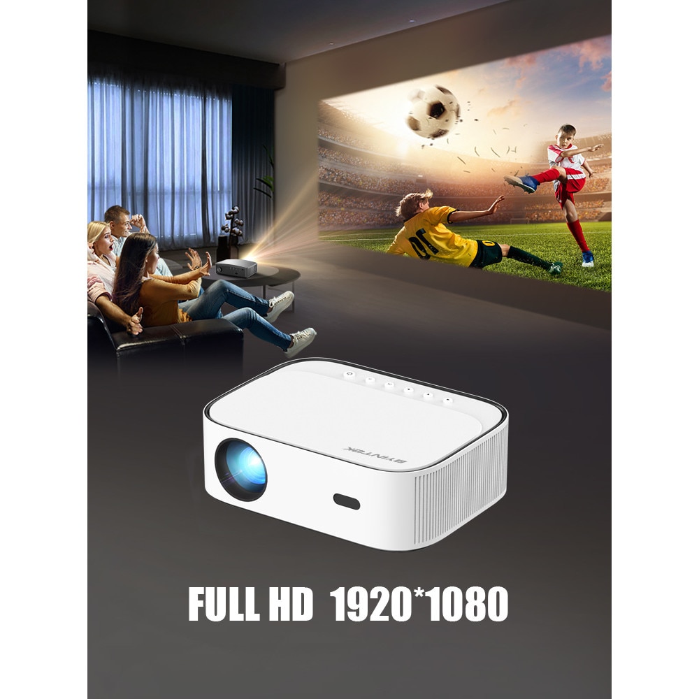 Smart LCD видео проектор, BYINTEK K45, Real full HD 1080P, 4k, 700 ANSI ...