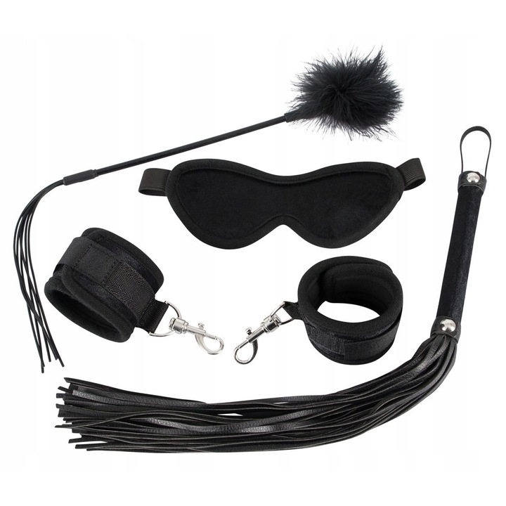 Set accesorii, Bad Kitty, Negru