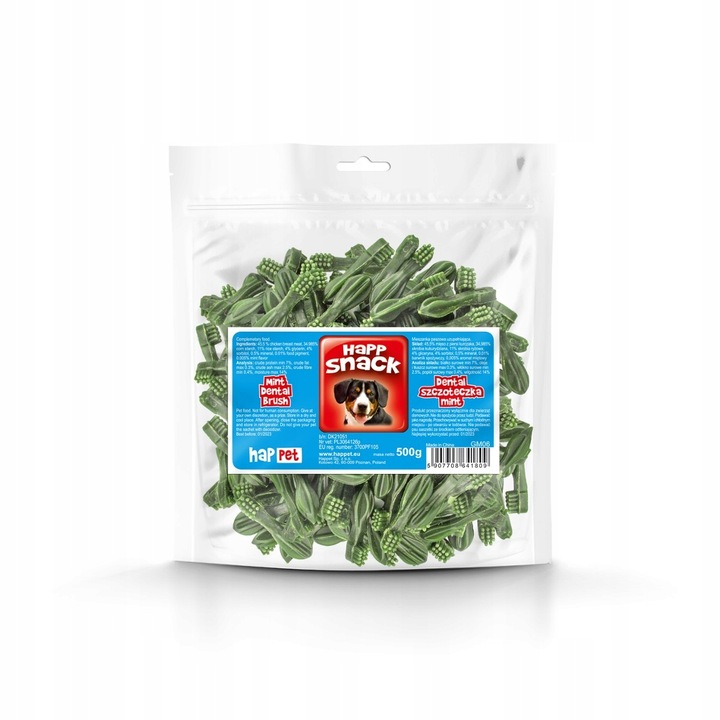 Recompense pentru caini Happet, Pui si menta, 500g