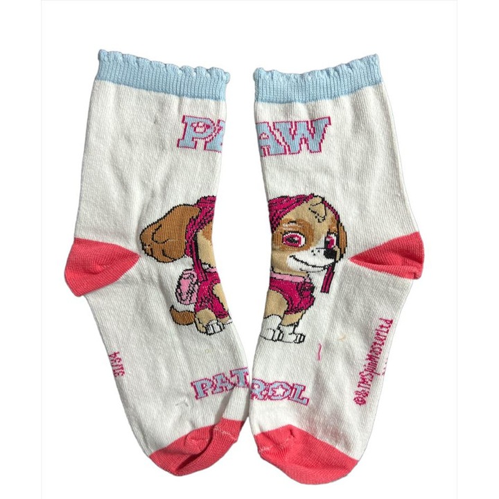 Sosete fete Paw Patrol Skye 14415, Alb