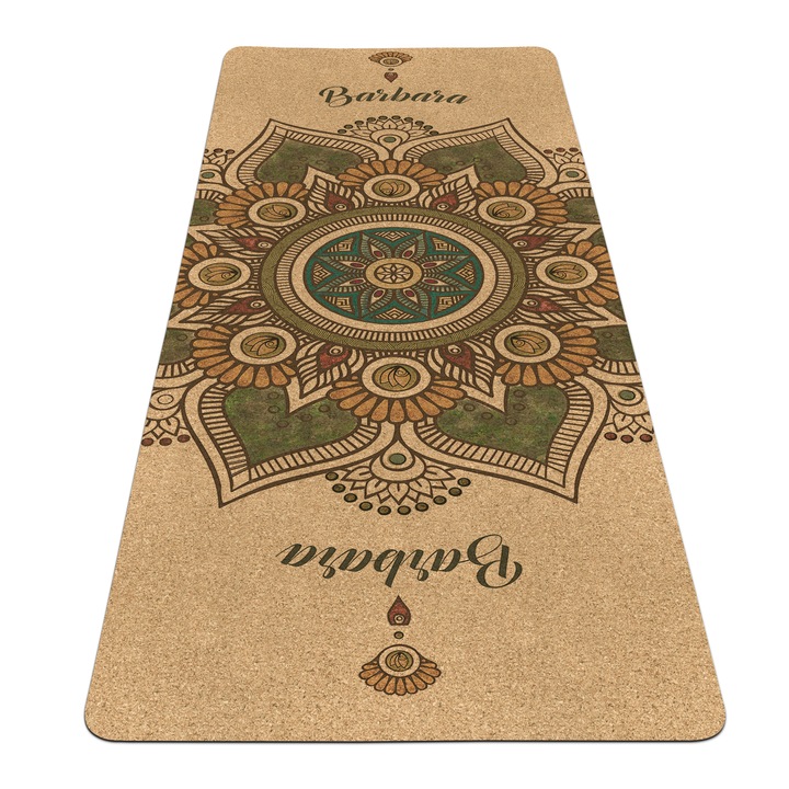 Saltea specializata pentru exercitii, Yoga Mat Mandala, capac pluta 68х183 cm, YC-01