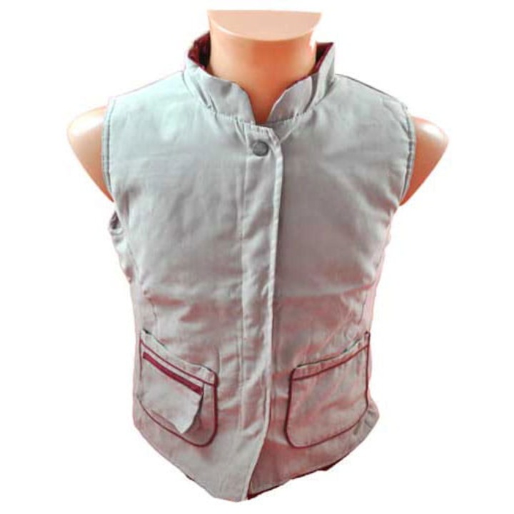 Дамски елек, Portwest, закопчаване с копчета, бежов, размер M/L