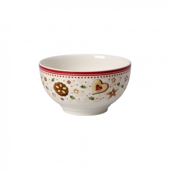 Bol portelan, 0.75 l, Winter Bakery Delight falling star, Villeroy&Boch - 301184