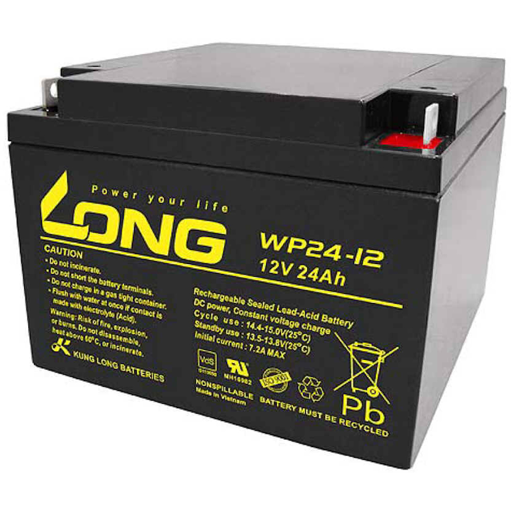 Baterie WP24-12 LONG, 12V 24Ah pentru UPS