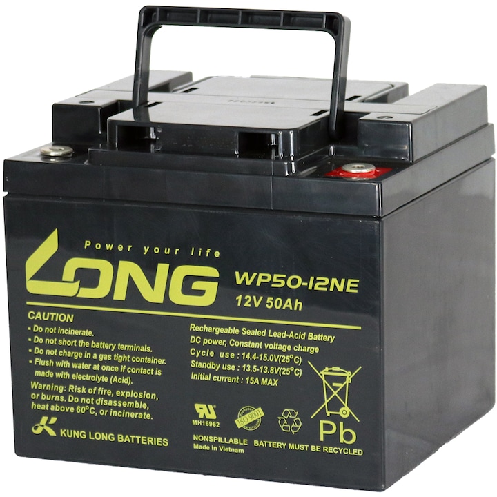 Baterie WP50-12NE LONG, 12V 50Ah pentru UPS