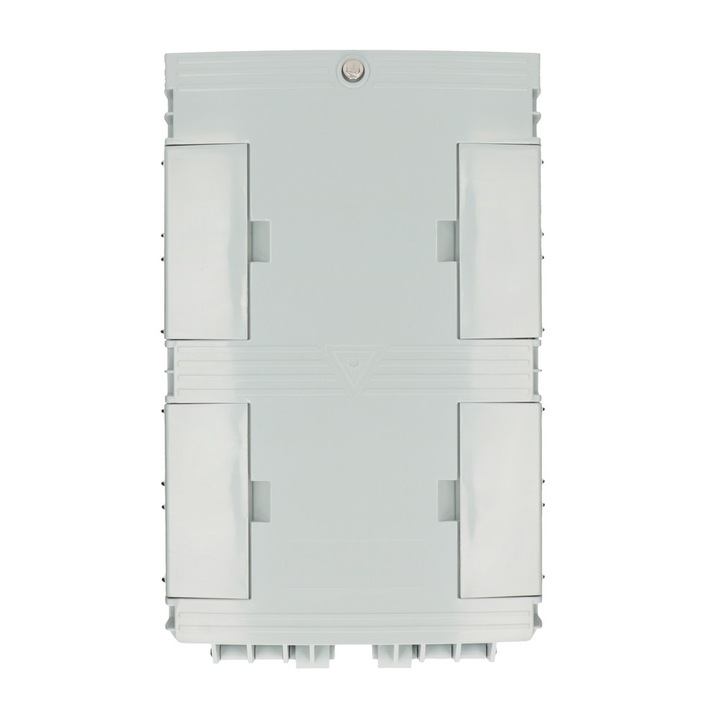 Caseta de fibra optica Extralink John 16 splices pentru retele FTTH protectie splices organizare eficienta instalare usoara durabilitate si fiabilitate in infrastructura profesionala