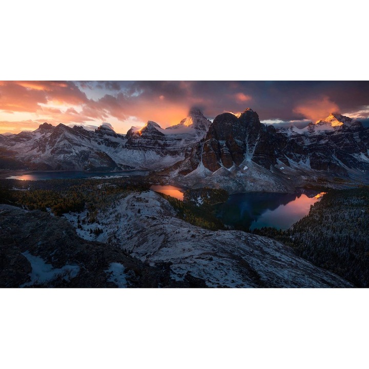 PVC öntapadós tapéta - Hegyi táj 295, 100 x 150 cm