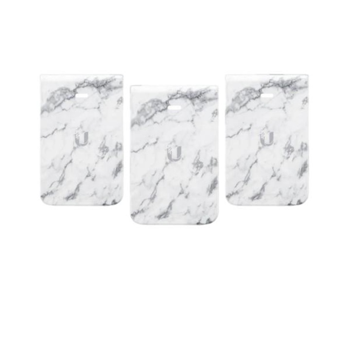 Capac decorativ Ubiquiti IW-HD-MB-3 pentru IW-HD In-Wall HD, finisaj marmura, set 3 bucati, instalare usoara, design elegant, ideal pentru integrarea discreta a echipamentelor audio/video in perete