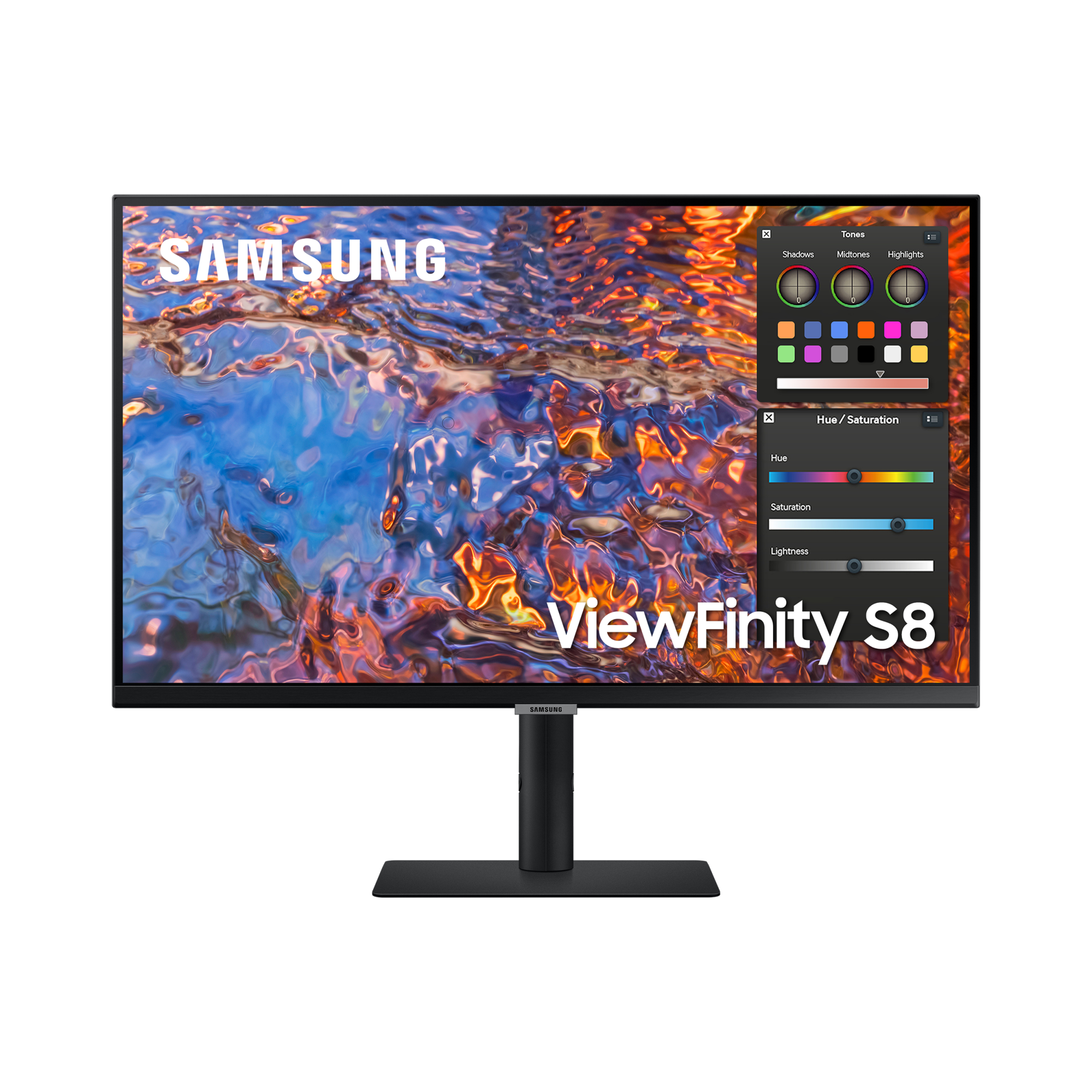 Monitor LED IPS Samsung 27 , 4K, Display Port, USB-C, Negru