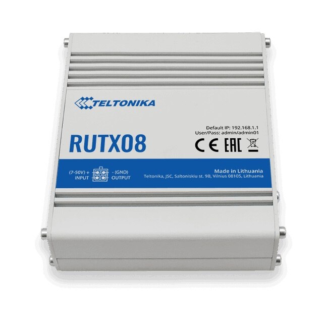 Router industrial RUTX08, 717 MHz, 256 MB, VPN - eMAG.ro