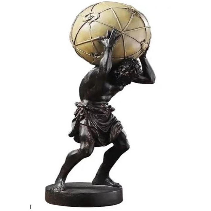 Statueta Atlas polirasina H29cm