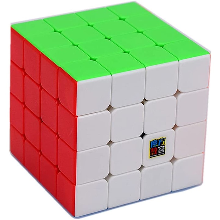 MoYu Rubik-kocka 4x4x4 antistressz, többszínű matrica nélküli, sebesség, Speedcube