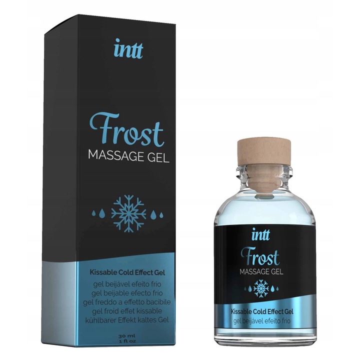 Gel INTT FROST, efect 4 in 1 - masaj erotic, sex oral, excitare si cresterea libidoului, lubrifiant, cu efect de racire, 30 ml