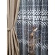 MASTEL szett 2 db sötétítő függöny, 2x200x260cm, bézs, hímzett függönnyel, 600x260cm, elefántcsont BR6 modell rejanceval készült