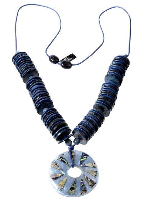 Колие, Gloria Maris, Woodshell456 Blue, Регулируемо